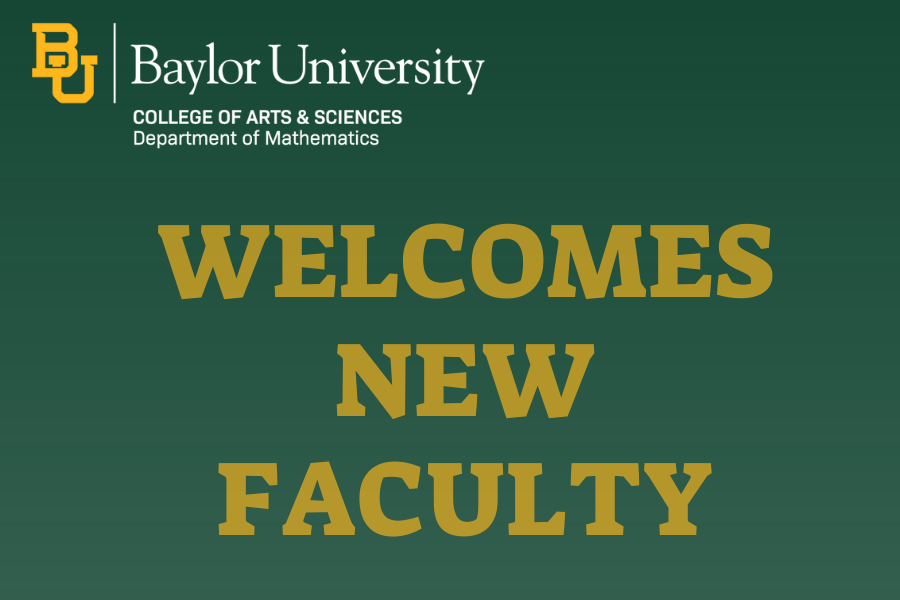 Welcome New Faculty Graphic