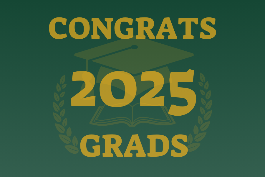 Graphic Congratulating the 2025 Math graduates